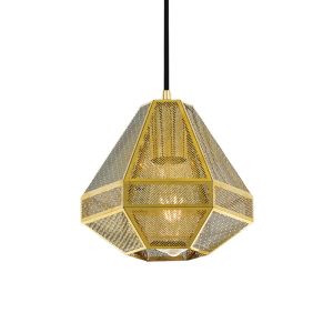 Magnus 1 Light Pendant Small Gold - MAGNUS PE20-GD