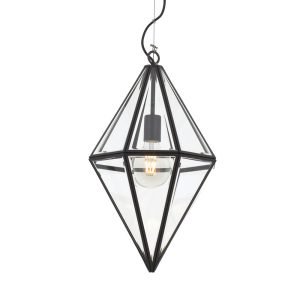 Silva 1 Light Pendant Small Black - SILVA PE30-BK