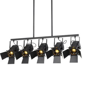 Studio 5 Light Bar Pendant Black - STUDIO PE5B-BK