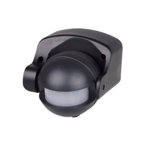 PIR 12 Metre 180° Ceiling / Wall Motion Sensor Black - SENSOR PIR180-BK