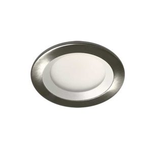 Urban 10 Watt Dimmable LED Downlight White & Nickel / Cool White - URBAN 100WHNK-85