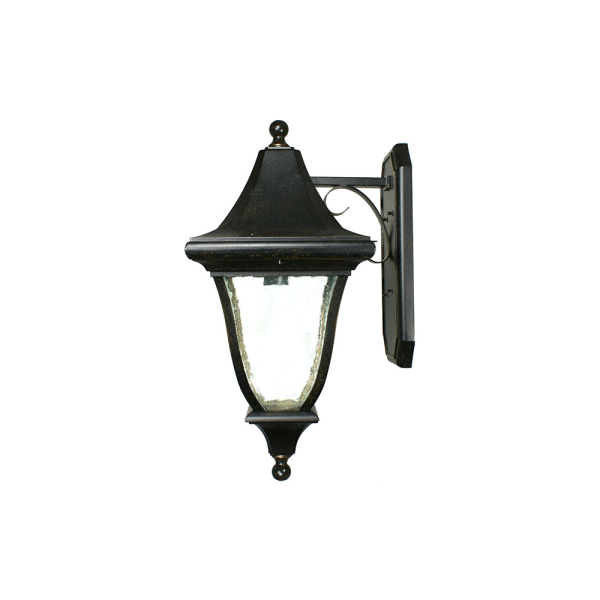 Palladium Small Outdoor Wall Light Antique Bronze IP44 - 1001381