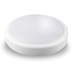 Polycarbonate 14W LED Bunker Light With Corridor Function White / Tri-Colour - AT5709/WH/TRI/CF