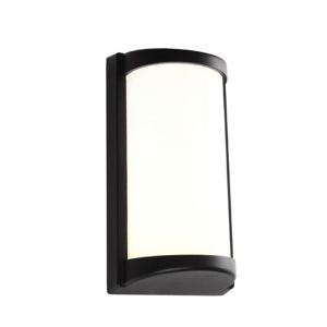 Logan 10 Watt LED Wall Light Black / Warm White - LOGA1EBLK