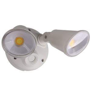 Defender 20W LED Twin Exterior Security Light White / Tri-Colour - MLXD3452W