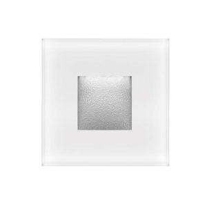 Zone 2W LED 240V Square Recessed Light / White - 19721