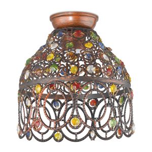 Jadida DIY Batten Fix Antique Copper / Coloured Glass - 203326