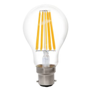 Filament GLS LED 8W B22 Dimmable / Cool White - LGLC8WBCCWD