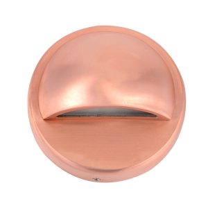 Surface Mounted 12V 3W LED Eyelid Step Light 316 Copper / Warm White - STE14