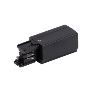 Trak 3 Circuit 240V Live Left End Black - 22158
