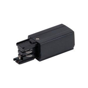 Trak 3 Circuit 240V Live Right End Black - 22156