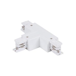 Trak 3 Circuit 240V T Shape Right Live White - 22179