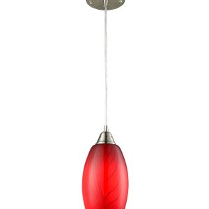 Glass Modern Pendant Red - Glaze1