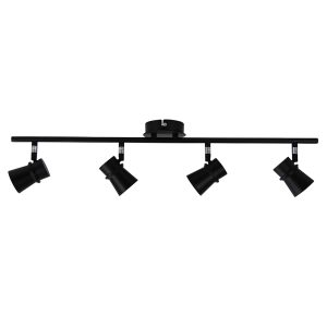 Yarra 4 Light Adjustable Spotlight Black - OL58811/4BK