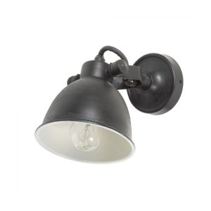 Phoenix 1 Light Wall Lamp Black - ELPIM50718BLK