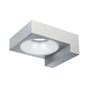 Cone Square 8W LED Wall Light Silver / Warm White - SE7064WW/SL