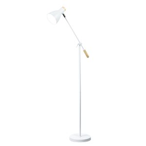 Scandinavian Adjustable Floor Lamp White - LL-27-0037W