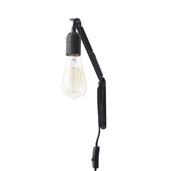 Dinka 1 Light Wall Light Black - LL-27-0092B