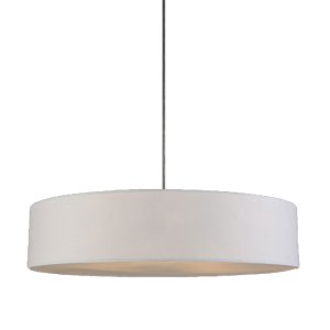 Mara 3 Light Drum Pendant White - LL002PL018W