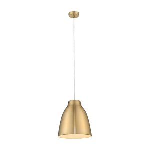 Zoey 260mm 1 Light Pendant Brushed Brass - 31374