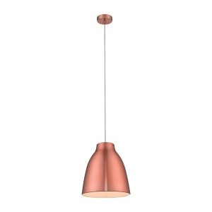 Zoey 260mm 1 Light Pendant Brushed Copper - 31375