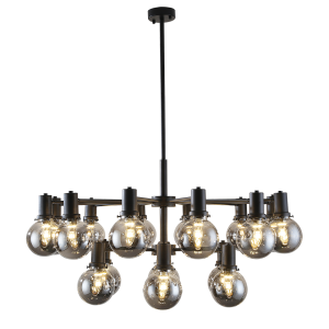 Escoda 18 Light Chandelier - ESCODA PE18-BK