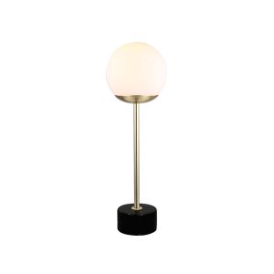 Milton Art Deco Table Lamp Marble / Antique Brass - OL93651AB