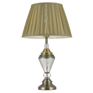 Oxford 1 Light Table Lamp Antique Gold - OXFORD TL-ABGD