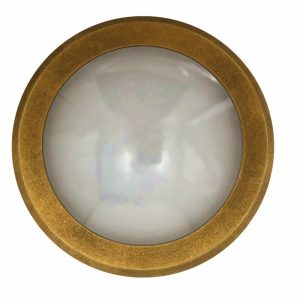 Surface Mounted 12V 6W LED Step Light Matt Antique Brass / Warm White - STE22