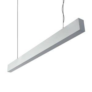 Max-50 34.6W 1000mm Up/Down Linear LED Pendant Aluminium / Warm White - 22336