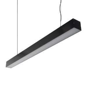 Max-75 17.3W 1000mm Linear LED Pendant Black / Warm White - 22376