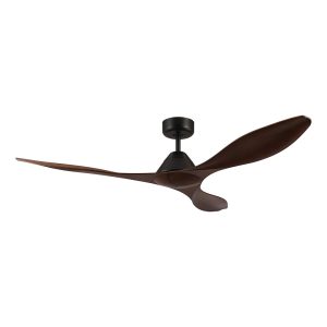 Nevis 52" DC Ceiling Fan Aged Elm / Black - 204306