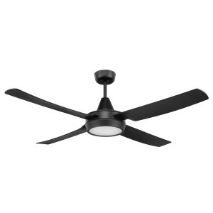 Cruze 52" AC Ceiling Fan With 18W Dimmable CCT LED Light Black - 20532/06