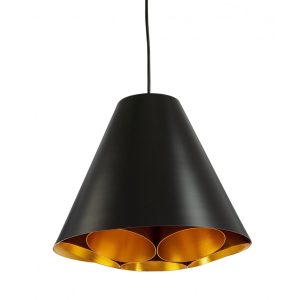 Bitetto 1 Light Pendant Black - BITETTO-BLK