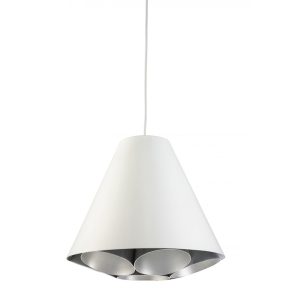 Bitetto 1 Light Pendant White - BITETTO-WHT