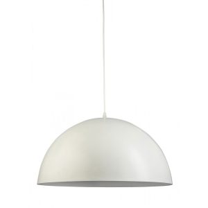 Boral 1 Light Pendant White - BORAL-WHT