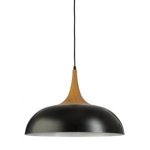 Brindisi 1 Light Pendant Black - BRINDISI-BLK