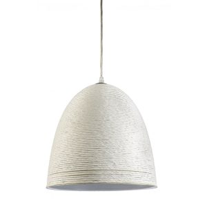 Corda 1 Light Pendant White - CORDA-1P