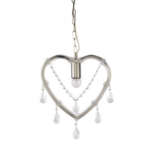 Cuore 1 Light Pendant Chrome - CUORE-CH