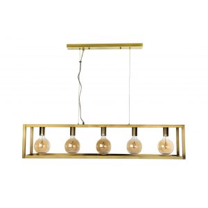 Devon 5 Light Pendant Gold - DEVON-5-GLD