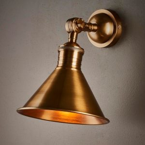 Ventura Wall Lamp Antique Brass - ELANK60140AB