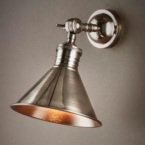 Ventura Wall Lamp Antique Silver - ELANK60140AS