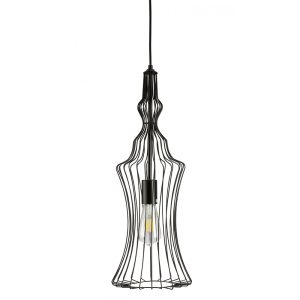 Elba 1 Light Pendant Black - ELBA-1P