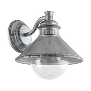 Albacete 1 Light Exterior Wall Light Antique Silver - 96263