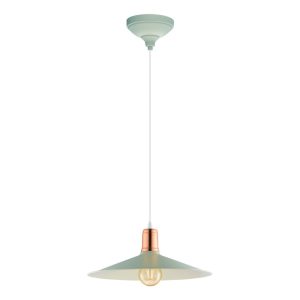 Bridport 1 Light Pendant Pastel Light Green - 49033