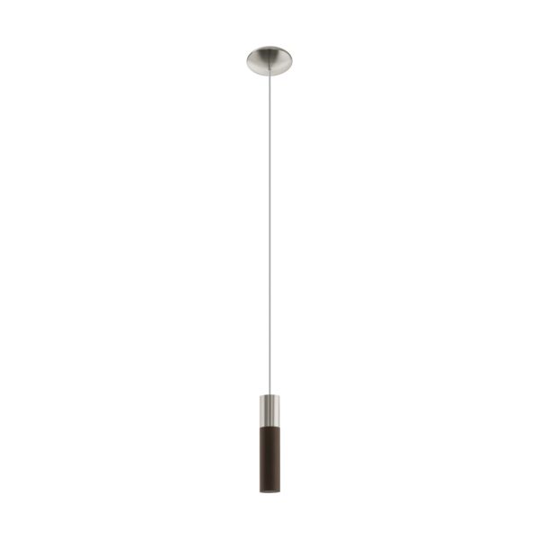 Villora 5W LED Pendant Satin Nickel & Brown / Warm White - 96881