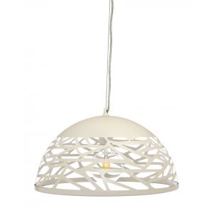 Federal 1 Light Pendant Large White - FEDERAL-60 WHT