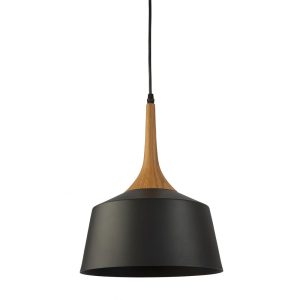 Fujy 1 Light Pendant Small Black - FUJY-1P Sm BLK