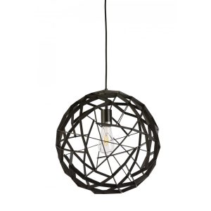 Geogro 1 Light Pendant Black - GEOGRO-400