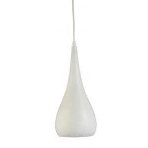 Goccia 1 Light Pendant White - GOCCIA-WHT